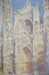 Rouen katedral, West Facade, sollys
